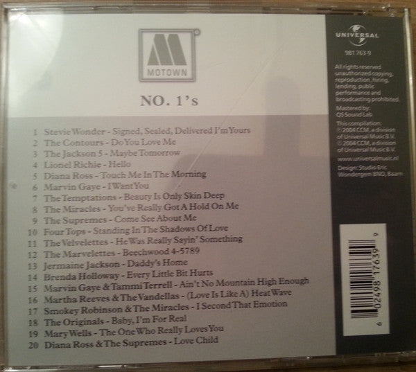 Various : Motown No. 1's (CD, Comp)