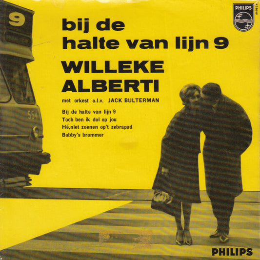 Willeke Alberti Met Orkest o.l.v. Jack Bulterman : Bij De Halte Van Lijn 9 (7", EP)