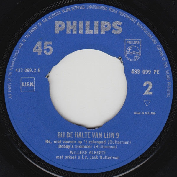 Willeke Alberti Met Orkest o.l.v. Jack Bulterman : Bij De Halte Van Lijn 9 (7", EP)