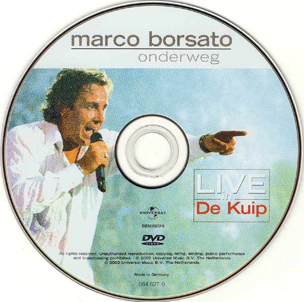 Marco Borsato : Onderweg (Live In De Kuip) (DVD-V, PAL, Dol)