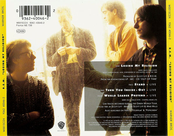 R.E.M. : Losing My Religion (CD, Maxi, Ltd)