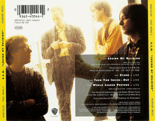 R.E.M. : Losing My Religion (CD, Maxi, Ltd)