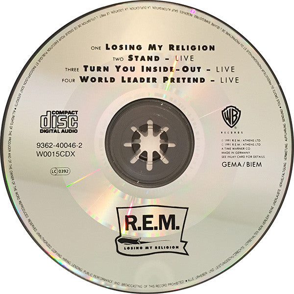 R.E.M. : Losing My Religion (CD, Maxi, Ltd)