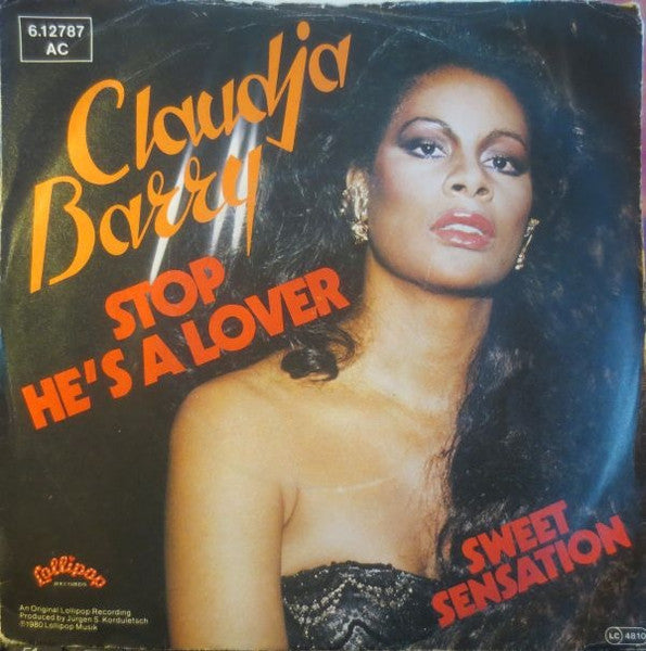 Claudja Barry : Stop He's A Lover (7", Single, Promo)