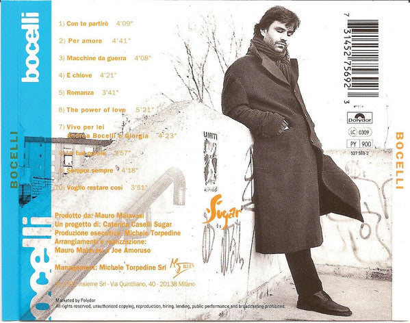 Andrea Bocelli : Bocelli (CD, Album)