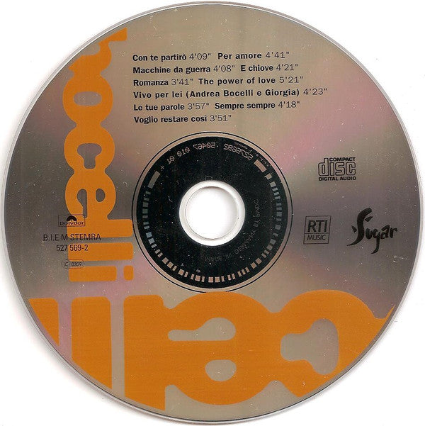Andrea Bocelli : Bocelli (CD, Album)