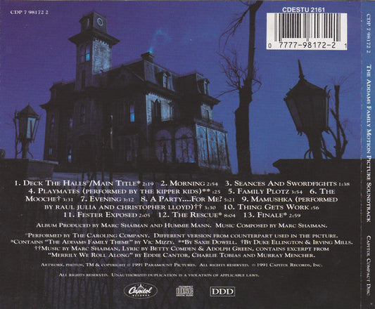 Marc Shaiman : The Addams Family (Motion Picture Soundtrack) (CD, Album)