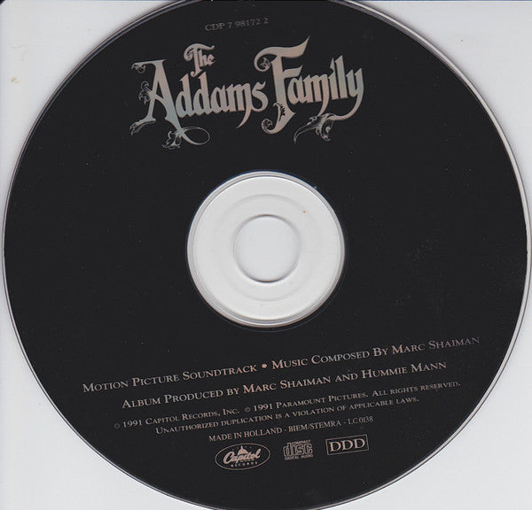 Marc Shaiman : The Addams Family (Motion Picture Soundtrack) (CD, Album)