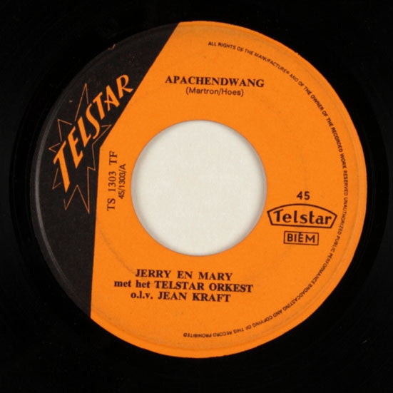 Jerry En Mary Bey : Apachendwang / 's Nachts In Mijn Dromen (7", Single)