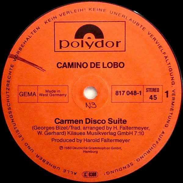 Camino De Lobo : Carmen (12", Maxi)