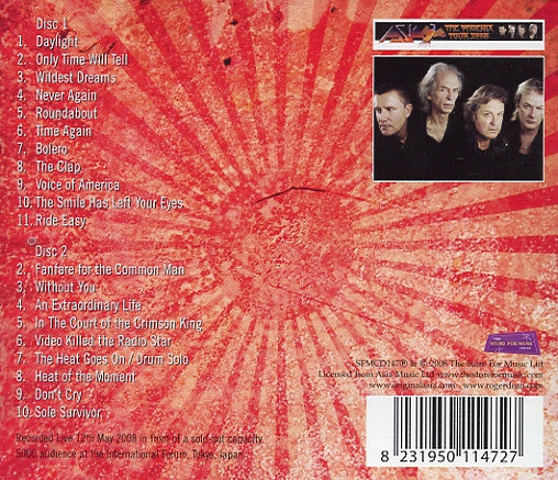 Asia (2) : Live In Tokyo 2008 (2xCD, Album)