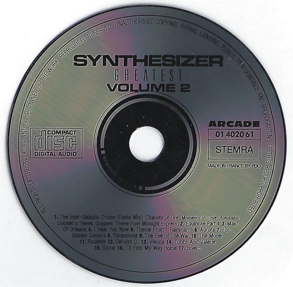Ed Starink : Synthesizer Greatest Volume 2 (CD, Album)