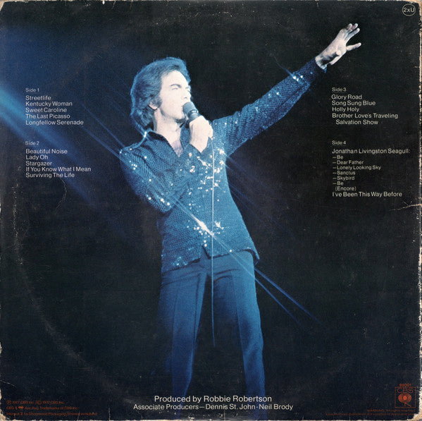 Neil Diamond : Love At The Greek - Recorded Live At The Greek Theatre (2xLP, Album, Gat)