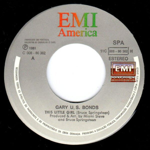 Gary U.S. Bonds : This Little Girl (7", Single)