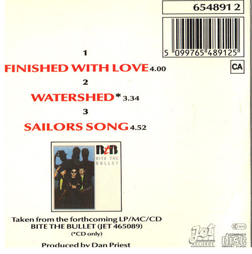 Bite The Bullet (2) : Finished With Love (CD, Single)