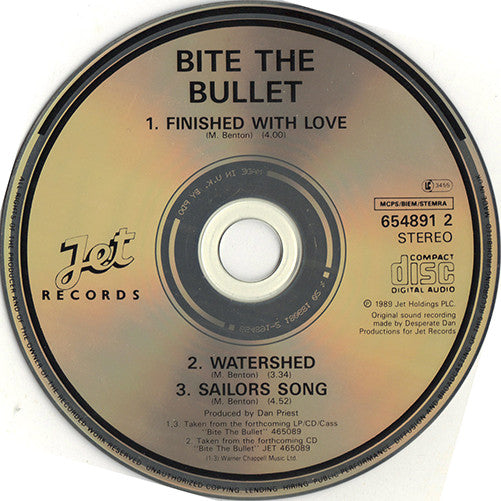 Bite The Bullet (2) : Finished With Love (CD, Single)