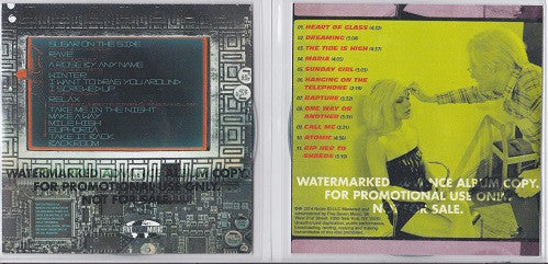 Blondie : Greatest Hits: Deluxe Redux / Ghosts Of Download (CDr, Comp, Promo, Wat + CDr, Album, Promo, Wat)