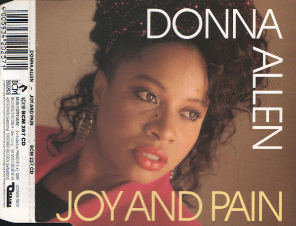 Donna Allen : Joy And Pain (CD, Maxi, Sil)