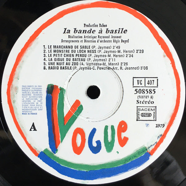 La Bande A Basile : La Bande A Basile (LP, Album)