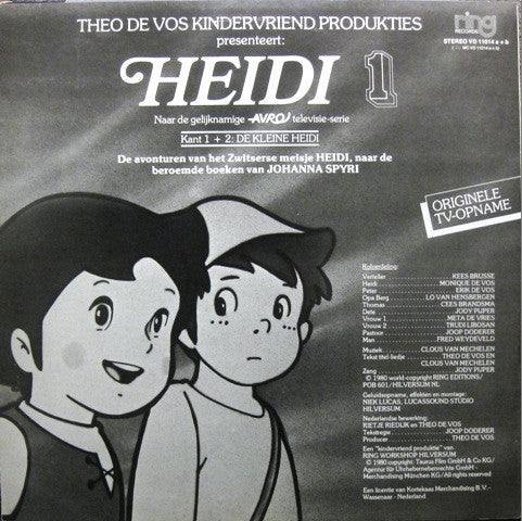 Heidi (14) : Heidi 1, De Kleine Heidi (LP, Album)