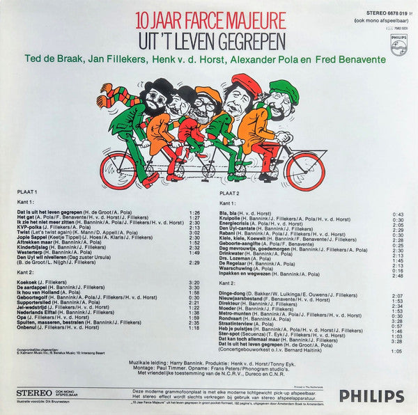Farce Majeure : 10 Jaar Farce Majeure (Uit Het Leven Gegrepen) (2xLP, Comp)