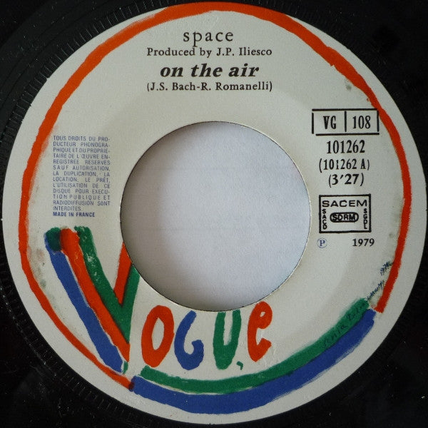 Space : On The Air (7", Single)