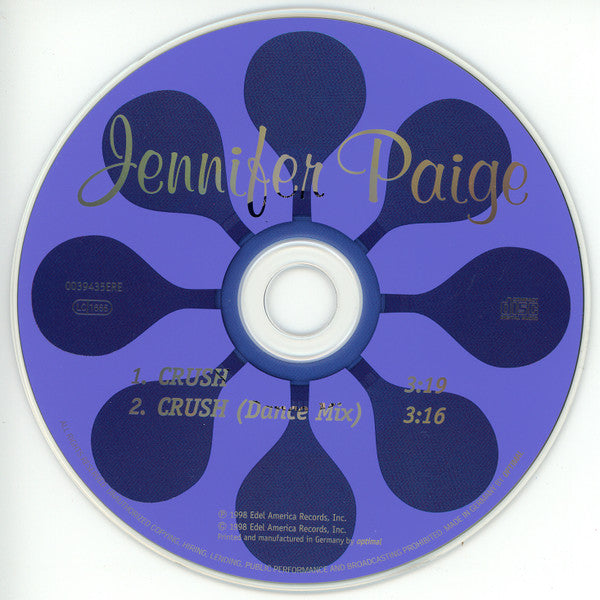 Jennifer Paige : Crush (CD, Single, Car)