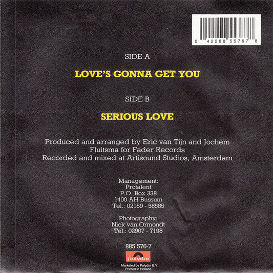 Greg Hobson : Love's Gonna Get You / Serious Love (7", Single)