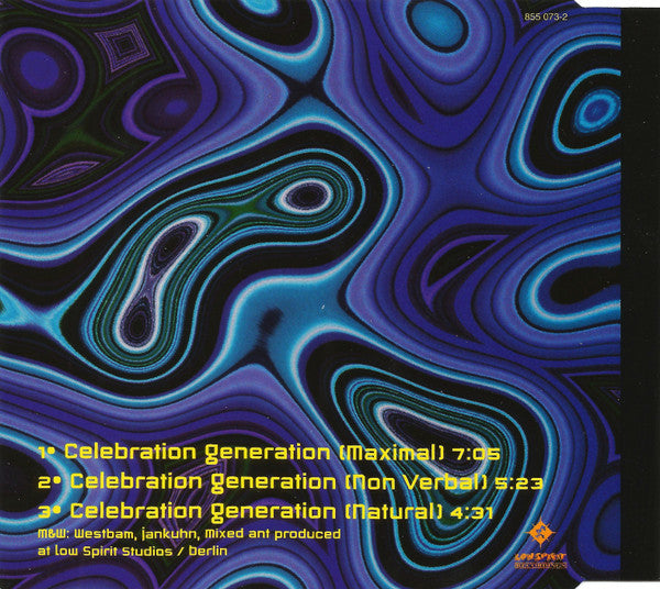 WestBam : Celebration Generation (Chapter 1) (CD, Maxi)