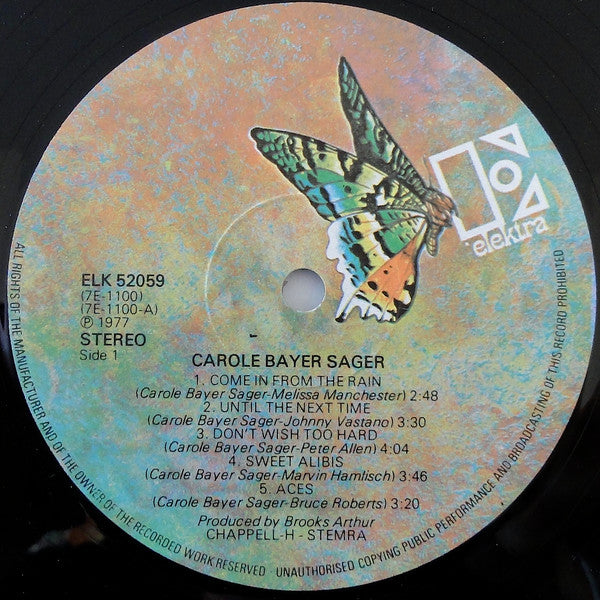 Carole Bayer Sager : Carole Bayer Sager (LP, Album)