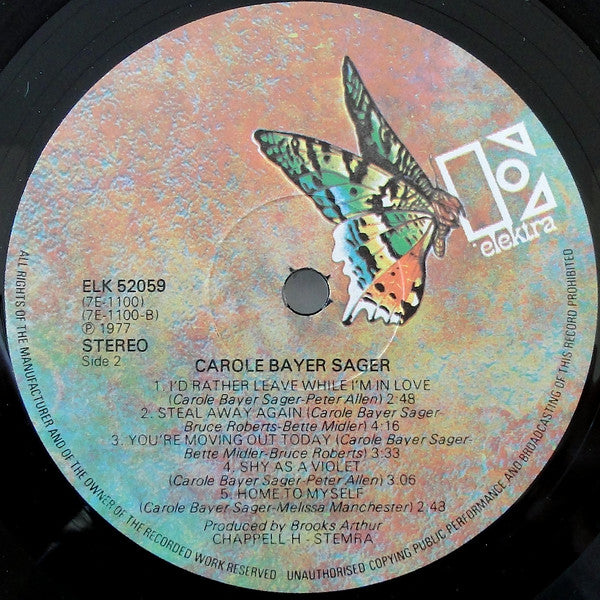 Carole Bayer Sager : Carole Bayer Sager (LP, Album)
