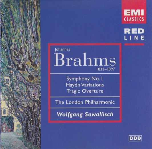 Johannes Brahms, London Philharmonic Orchestra, Wolfgang Sawallisch : Symphony No. 1 / Haydn Variations / Tragic Overture (CD, Album, Comp)