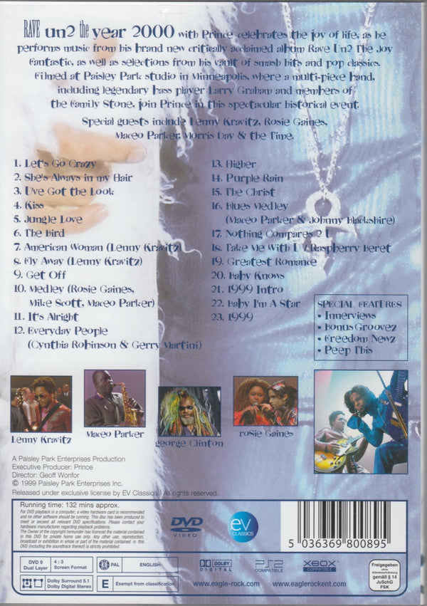 Prince : Rave Un2 The Year 2000 (DVD-V, RE, PAL)