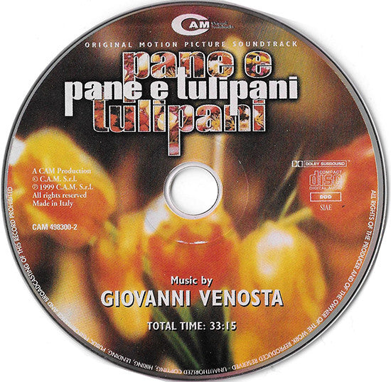 Giovanni Venosta : Pane E Tulipani (Original Motion Picture Soundtrack) (CD, Album, Dol)