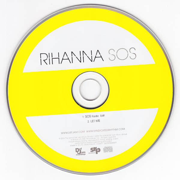 Rihanna : SOS (CD, Single, Car)