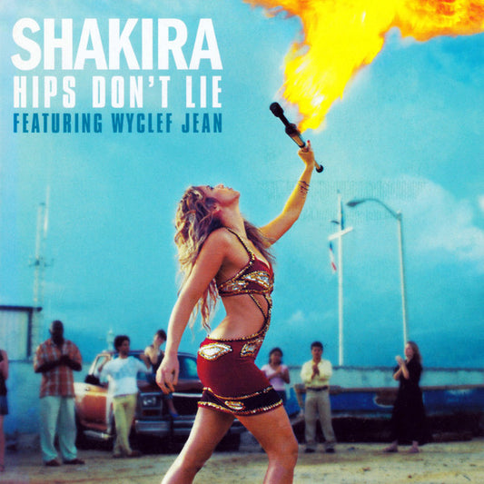 Shakira Featuring Wyclef Jean : Hips Don't Lie (CD, Single, Car)