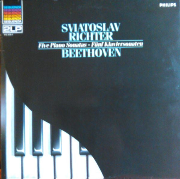 Sviatoslav Richter, Ludwig van Beethoven : Five Piano Sonatas (2xLP)