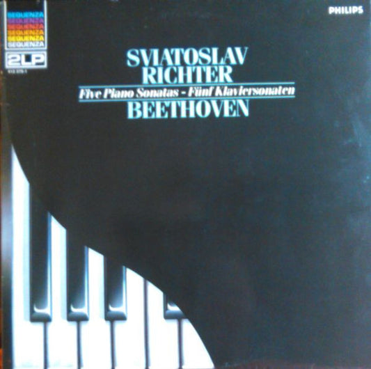 Sviatoslav Richter, Ludwig van Beethoven : Five Piano Sonatas (2xLP)