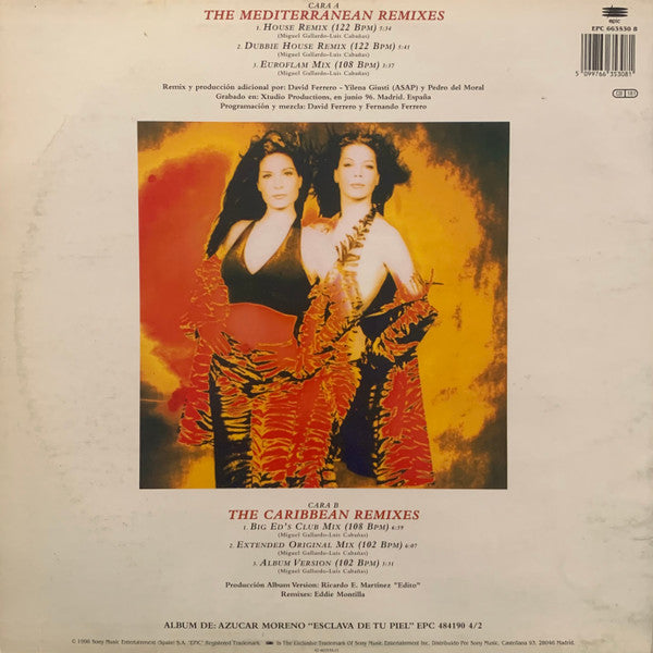Azucar Moreno : Solo Se Vive Una Vez (The Mediterranean And Caribbean Remixes) (12", Maxi)