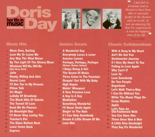 Doris Day : Her Life In Music 1940-1966 (Box, Comp + 3xCD, Comp, RE)