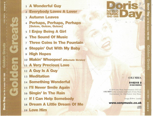 Doris Day : Her Life In Music 1940-1966 (Box, Comp + 3xCD, Comp, RE)