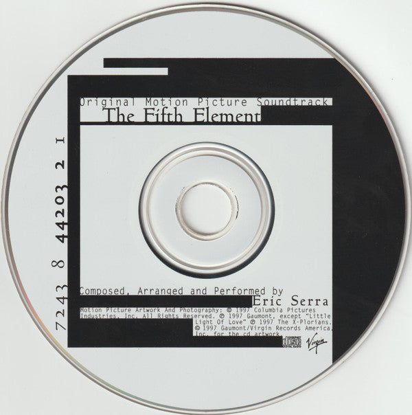 Eric Serra : The Fifth Element (Original Motion Picture Soundtrack) (CD, Album)