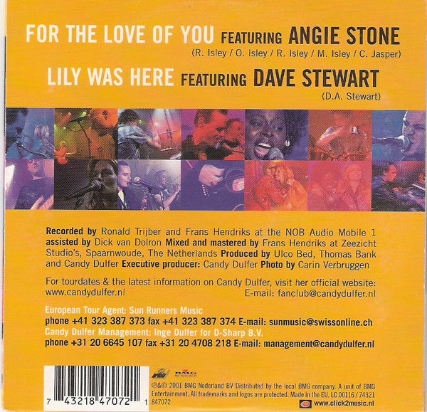 Candy Dulfer Featuring Angie Stone : For The Love Of You (CD, Single, Car)