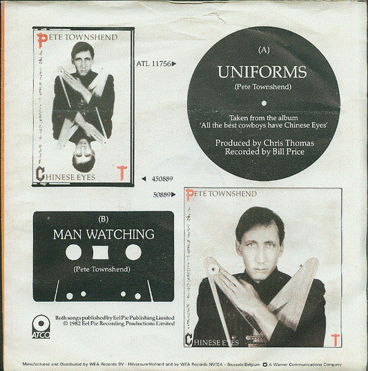 Pete Townshend : Uniforms (7", Single)