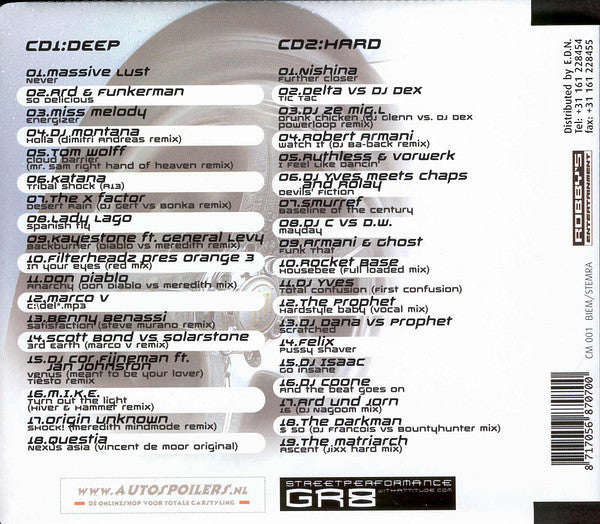 Various : Carmania: This Music Makes Your Wheels Spin (2xCD, Comp, Mixed)