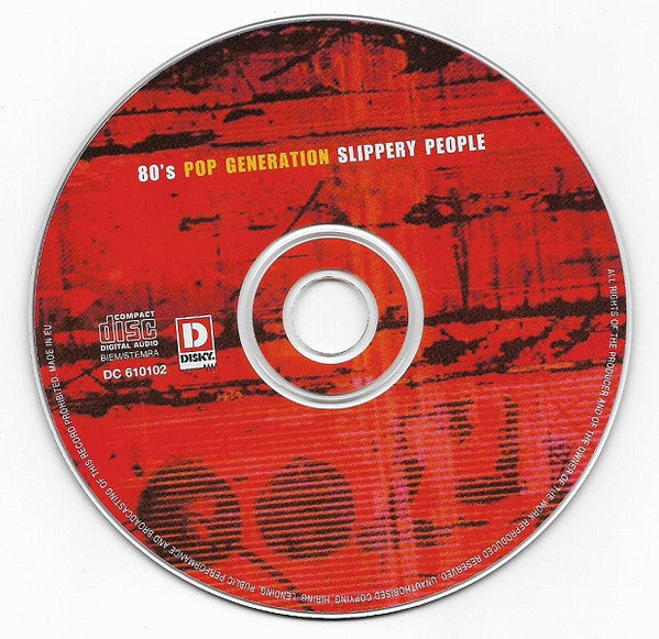 Various : 80's Pop Generation - Slippery People (CD, Comp)