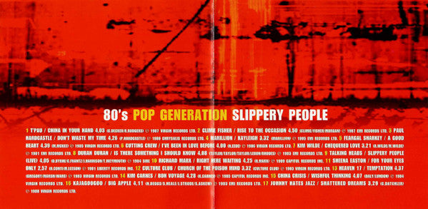 Various : 80's Pop Generation - Slippery People (CD, Comp)