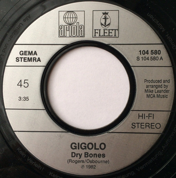 Gigolo (9) : Dry Bones (7")