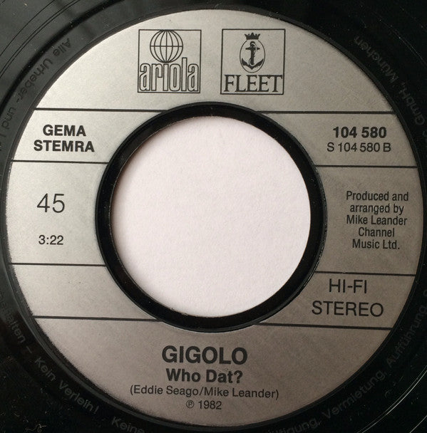 Gigolo (9) : Dry Bones (7")