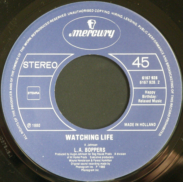 L.A. Boppers : Is This The Best (Bop-Doo-Wah) (7", Single)